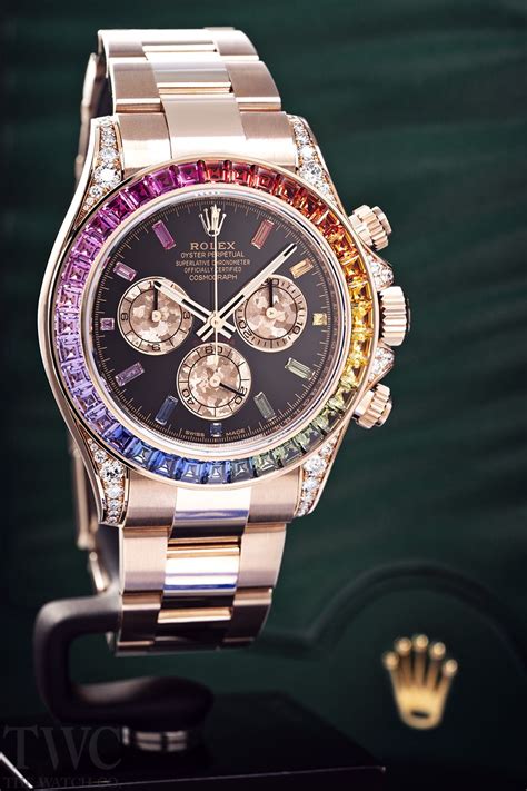 rose gold daytona rainbow